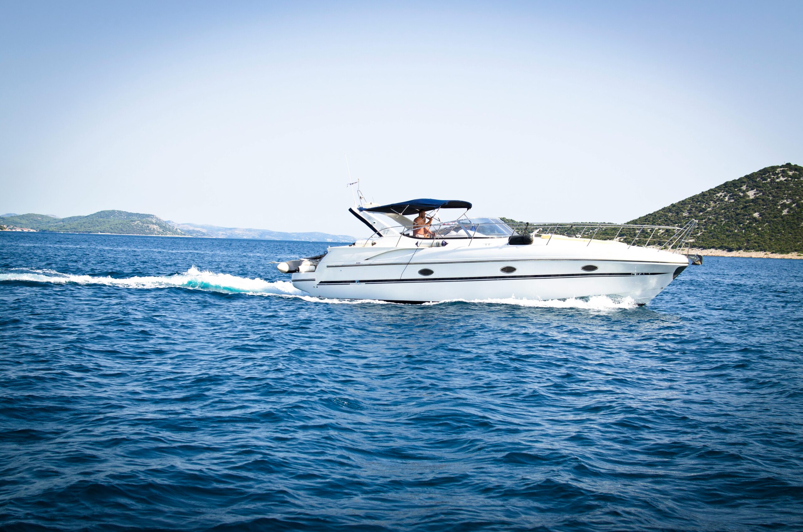Yacht refitting - boat on water
